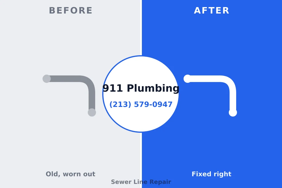 Before and after: plumbing repair Ramapo College of New Jersey, NJ